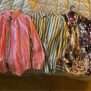 Robert Graham shirts (3) Size M